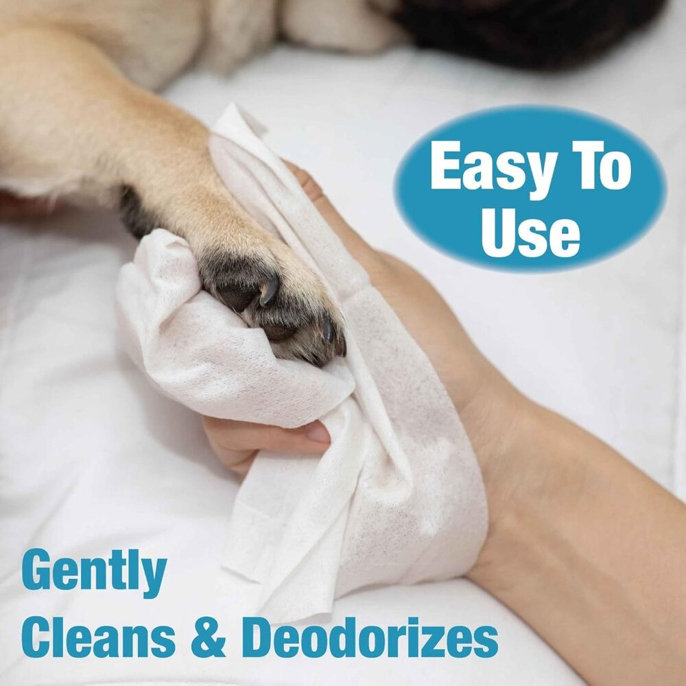 110 Pack Pet Grooming Wipes - Large & Extra-Large Sizes - Lavender, Aloe, & Unsc - Picture 5 of 10
